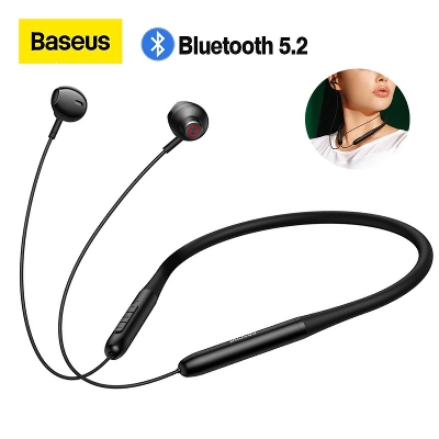 Picture of Baseus Bowie P1 Neckband Earphone Bluetooth 5.2 Magnetic Adsorption Wireless Headphone Hanging Neck In-Ear Hifi Music Game Sports Earbud