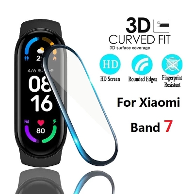 Picture of Xiaomi Mi Band 7 Smart Watch PMMA Plastic Full Coverage Screen Protector