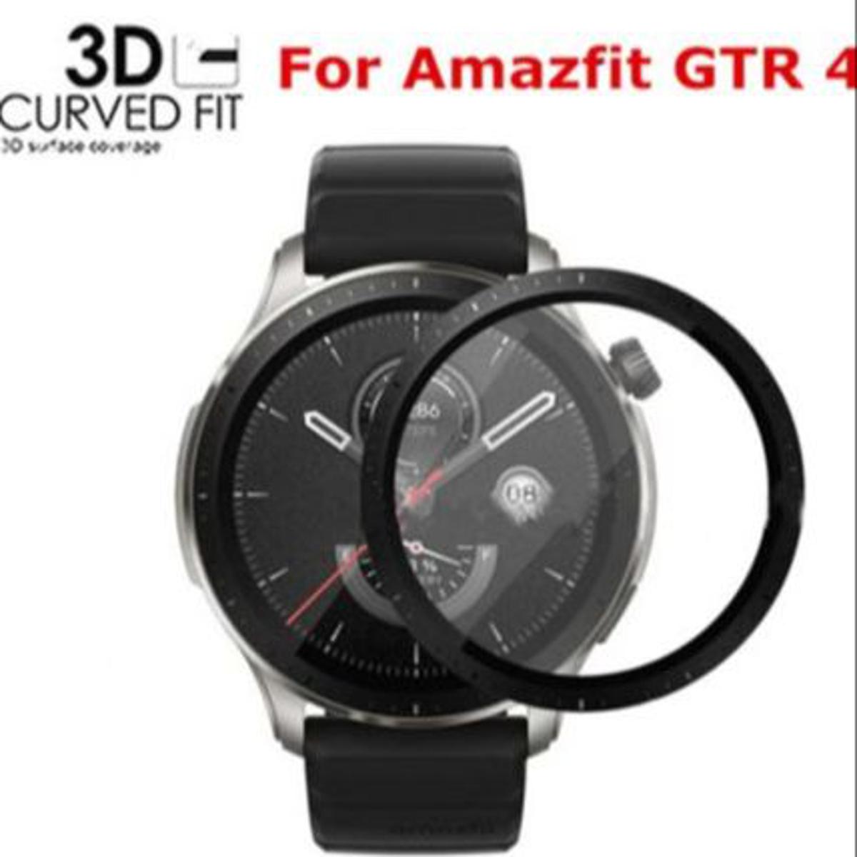 Picture of Amazfit GTR 4 Tempered Glass Full Screen Protector Cover for Huami Amazfit GTR4 Glass