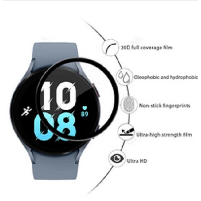 Picture of Galaxy Watch 5 Pro SmartWatch Plastic Full Coverage HD Clear 3D Curved Edge Screen Protector For Smartwatch