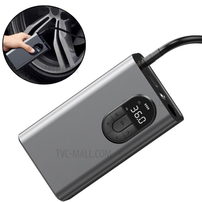Picture of Baseus Car Air Compressor Inflator Pump With LED Lamp For Car Motorcycle Bicycle Tire Inflatable Wireless Electric Air Pump