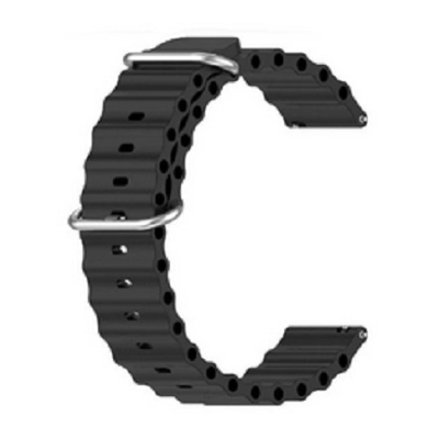 Picture of 20mm Soft Ocean Style Silicone Solid Color Watch Band Strap For Amazfit Bip/BIP Lite/ Youth/Bip 3/Bip 3 Pro/GTS 2 2e/GTR 42mm/Haylou LS02/RS 4/Colmi P8/P8 Pro/P28/P28 Plus Smartwatch