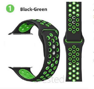 Picture of Silicone Strap For 42Mm 44Mm Hw22 Pro, W26, Breathable Sports Wristband Strap 42Mm 44Mm Bracelet For Iwatch Series 5 4 3 42Mm/ 44Mm Strap - Smart Watch Belt