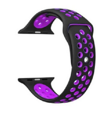 Picture of Silicone Strap For 42Mm 44Mm Hw22 Pro, W26, Breathable Sports Wristband Strap 42Mm 44Mm Bracelet For Iwatch Series 5 4 3 42Mm/ 44Mm Strap - Smart Watch Belt