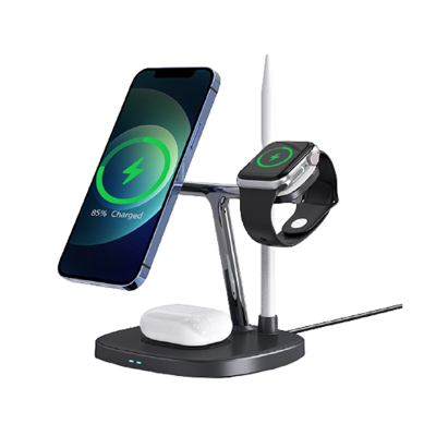 Picture of WiWU M8 Power Air 4 in 1 Qi Magnetic Wireless Charger