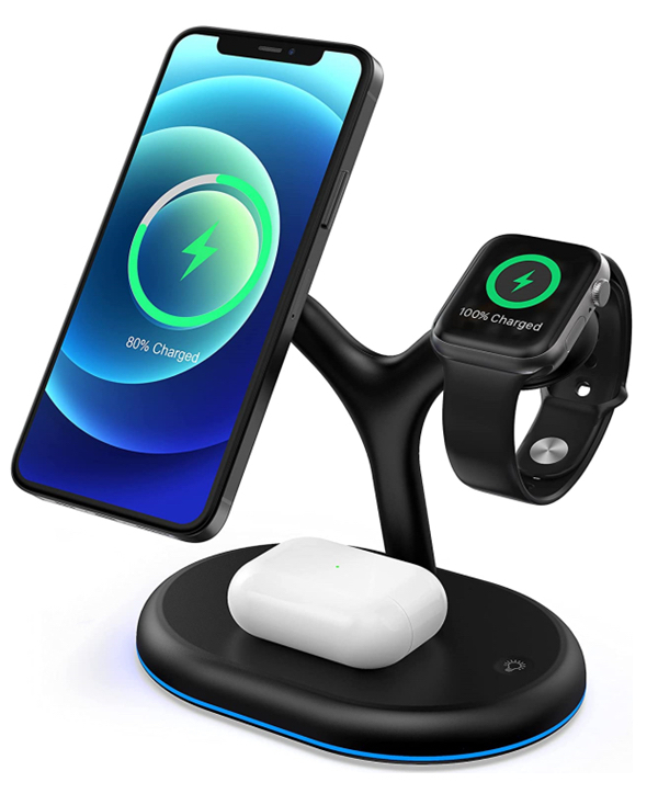 Picture of WiWU M8 Power Air 4 in 1 Qi Magnetic Wireless Charger