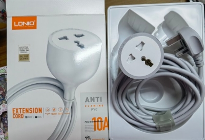 Picture of LDNIO SC1017 Universal power strip with 5m Extension Power Cord One Way Power Socket