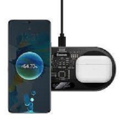 Picture of BASEUS Digital LED Display 2 in 1 20W Wireless Charger