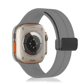 Picture of Magnetic Buckle Strap For Apple watch band 42mm/44mm/4549mm ulta Silicone Wristband
