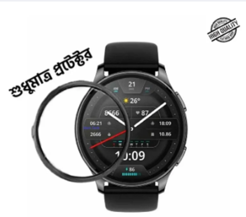 Picture of For Amazfit Pop 3R Smartwatch PMMA Plastic Full Coverage Screen Protector