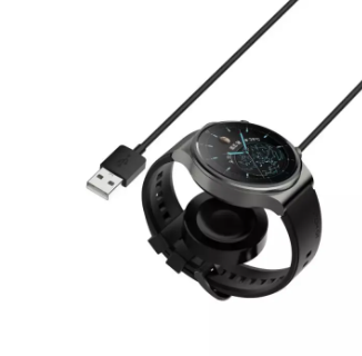 Picture of Huawei Watch GT2 Pro / GT2 ECG charger ensures that you can charge your smartwatch easily and quickly. Connect the cable to your PC, laptop or power bank to charge.