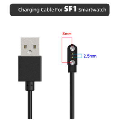 Picture of Imilab Imiki SF1 Magnetic Charging Cable High Quality USB Charger Cable USB Charging Cable Dock Bracelet Charger for Imilab Imiki SF1 Smart Watch