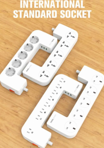 Picture of LDNIO SN5311W Management Box Power Strip 15W Wireless Charger with 5 Sockets & 20W PD+QC Output