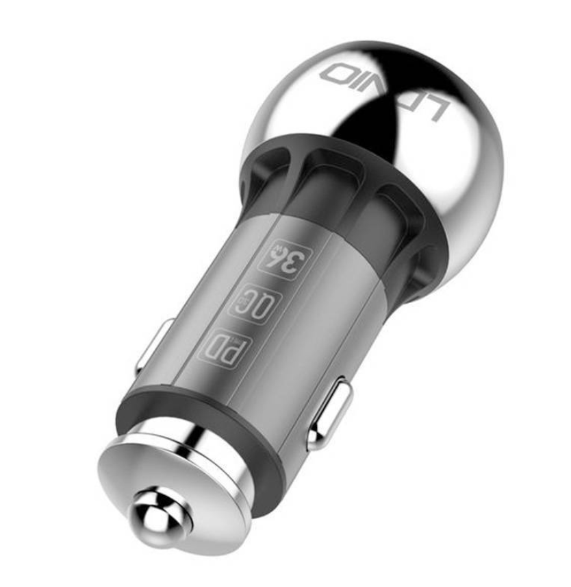 Picture of LDNIO C1 USB, USB-C Car charger + Lightning Cable