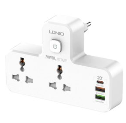 Picture of LDNIO SC2311 20W 3-Port USB Charger Extension Power Strip