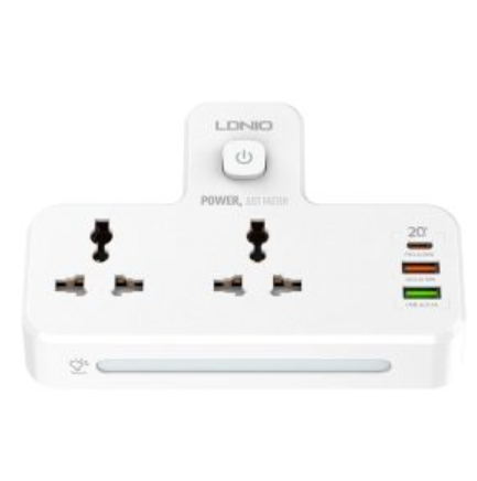 Picture of LDNIO SC2311 20W 3-Port USB Charger Extension Power Strip