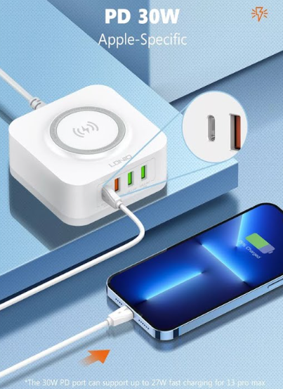 Picture of LDNIO AW004 32W Charging Station with 15W Wireless Charger