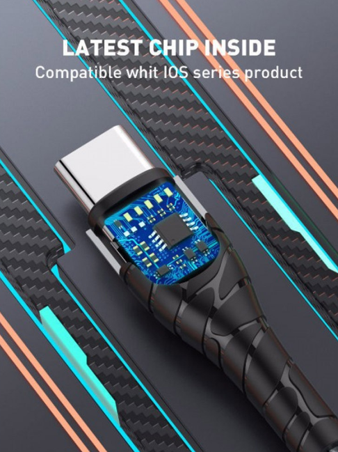 Picture of LDNIO LC111 USB-C To Lightning 30W Cable For iPhone 1M.