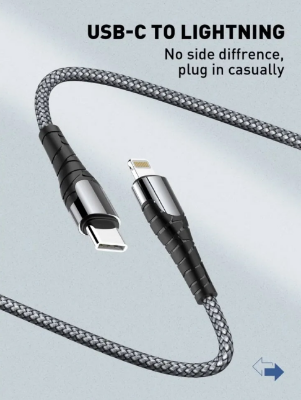 Picture of LDNIO LC111 USB-C To Lightning 30W Cable For iPhone 1M.