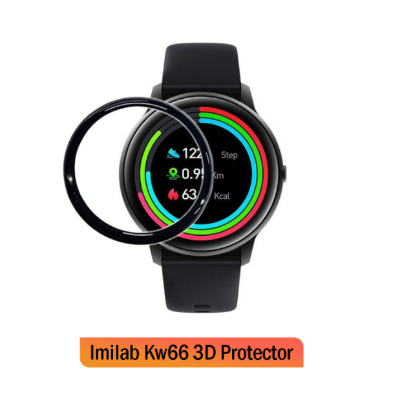 Picture of For Imilab KW66 SmartWatch Plastic Full Coverage HD Clear 3D Curved Edge Screen Protector