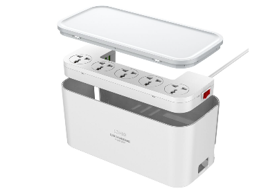 Picture of LDNIO SC5309 5xAC 3xUSB 2500W Power strip with Organizer - white