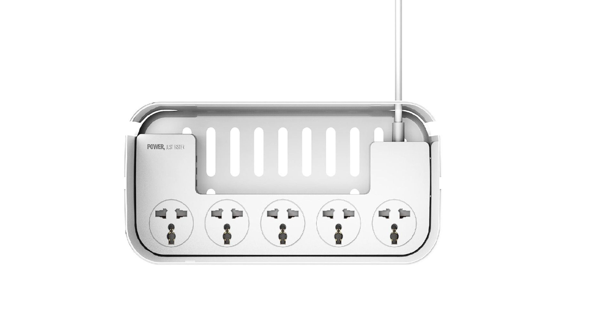 Picture of LDNIO SC5309 5xAC 3xUSB 2500W Power strip with Organizer - white