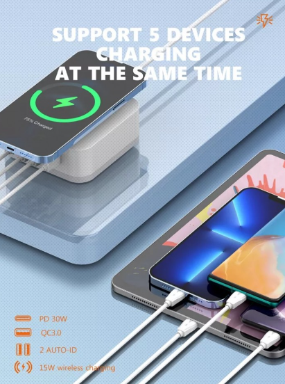 Picture of LDNIO AW004 32W Charging Station with 15W Wireless Charger