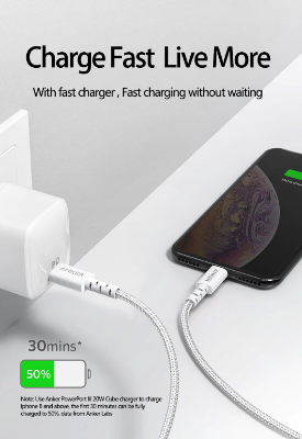 Picture of ANKER A8618 6FT TYPE C TO  DATA CABLE