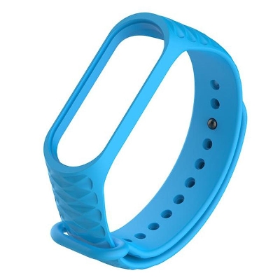 Picture of Replaceable Wrist Strap Bracelet for Xiaomi Mi Band 3 - Blue