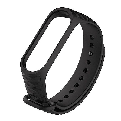 Picture of Replaceable Wrist Strap Bracelet for Xiaomi Mi Band 3 - Black