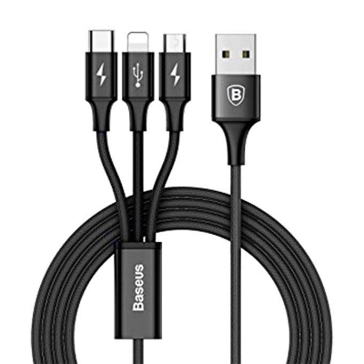 Picture of Quick Series 3A Fast Charging Micro USB Cable - Black
