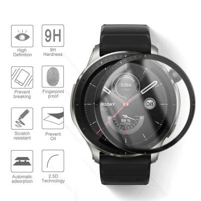 Picture of Amazfit GTR 4 Smart Watch Screen Protector Glass, Anti-Scratch Ultimate Protection for Your Watch