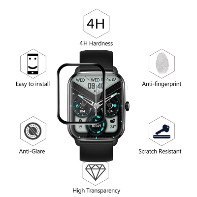 Picture of Colmi C61 Smart Watch Screen Protector Glass, Anti-Scratch Ultimate Protection for Your Watch