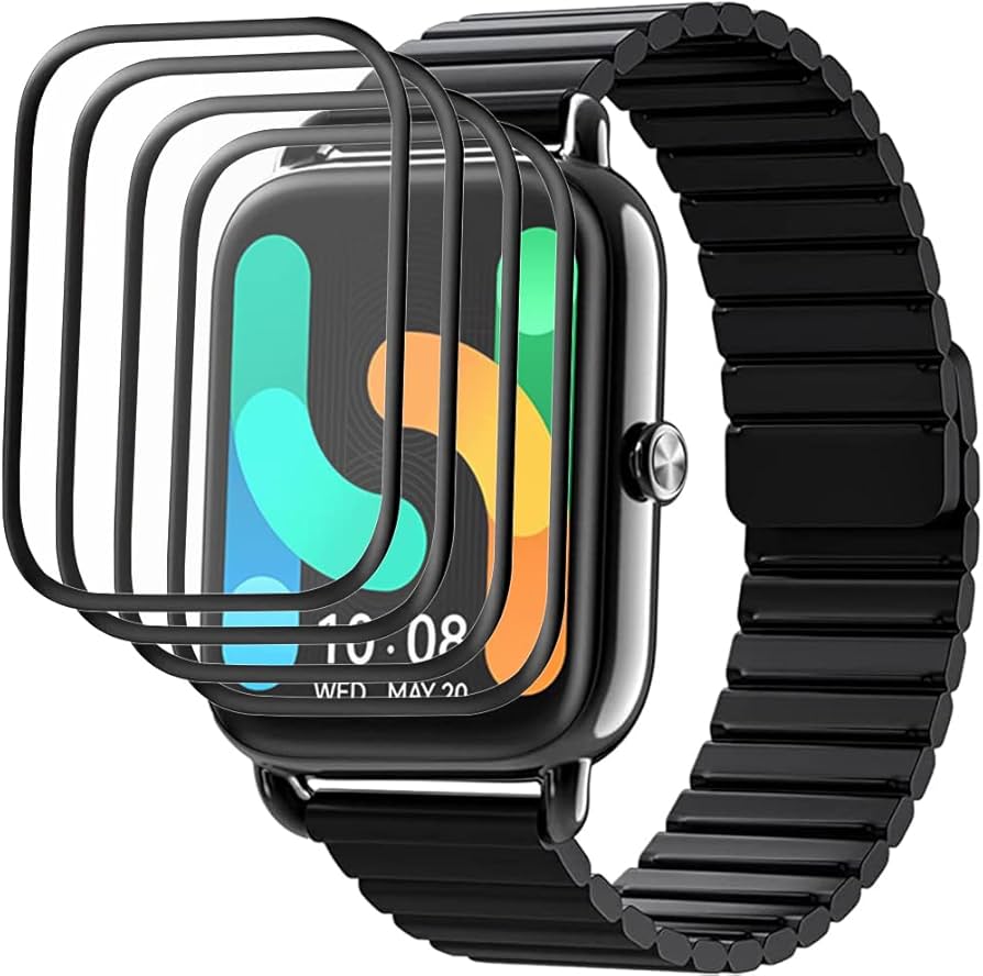 Picture of Haylou RS 4 Smart Watch Screen Protector Glass, Anti-Scratch Ultimate Protection for Your Watch