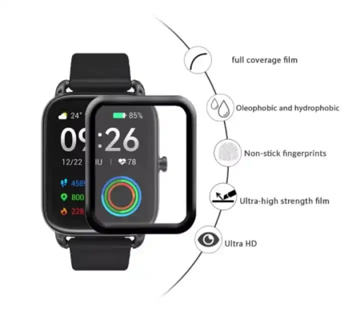Picture of Haylou RS 4 Plus Smart Watch Screen Protector Glass, Anti-Scratch Ultimate Protection for Your Watch