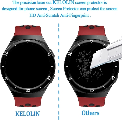 Picture of Huawei GT 2E Smart Watch Screen Protector Glass, Anti-Scratch Ultimate Protection for Your Watch