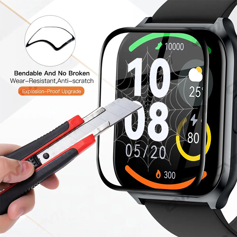 Picture of Haylou RS 5 Smart Watch Screen Protector Glass, Anti-Scratch Ultimate Protection for Your Watch
