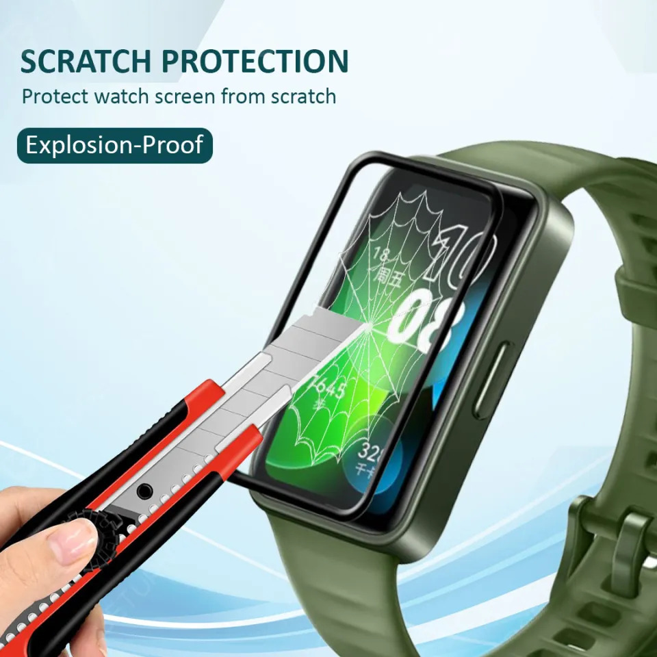 Picture of Huawei Honor band 8 Smart Watch Screen Protector Glass, Anti-Scratch Ultimate Protection for Your Watch