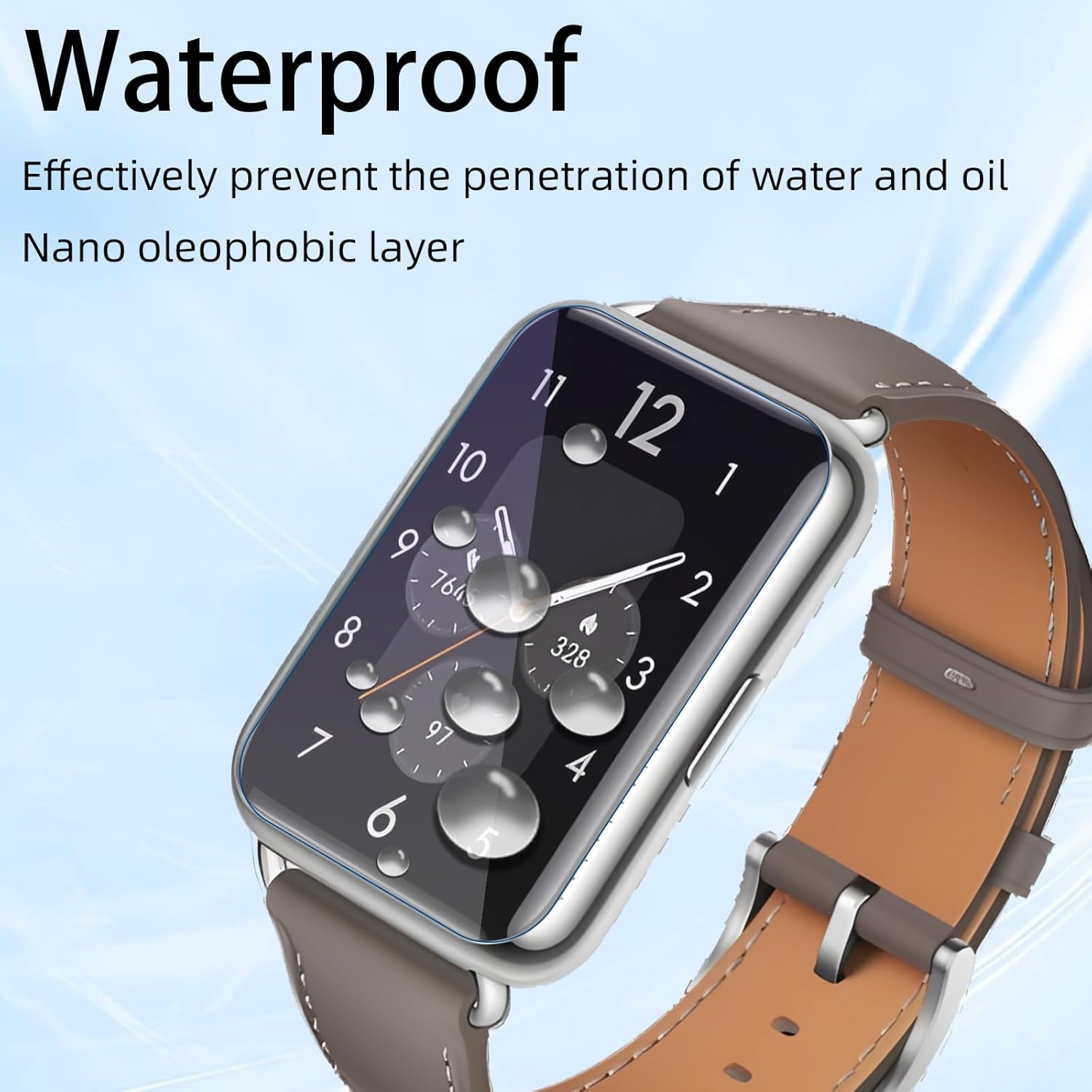 Picture of Huawei Watch Fit 2  Smart Watch Screen Protector Glass, Anti-Scratch Ultimate Protection for Your Watch