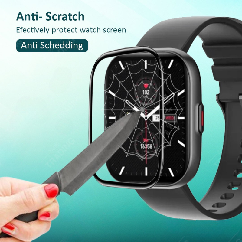 Picture of Colmi P68 Smart Watch Screen Protector Glass, Anti-Scratch Ultimate Protection for Your Watch