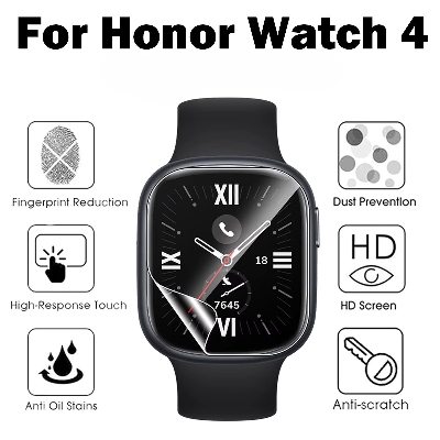 Picture of Huawei Honor Watch 4 Smart Watch Screen Protector Glass, Anti-Scratch Ultimate Protection for Your Watch