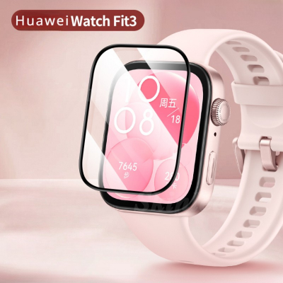 Picture of Huawei Watch Fit 3 Smart Watch Screen Protector Glass, Anti-Scratch Ultimate Protection for Your Watch