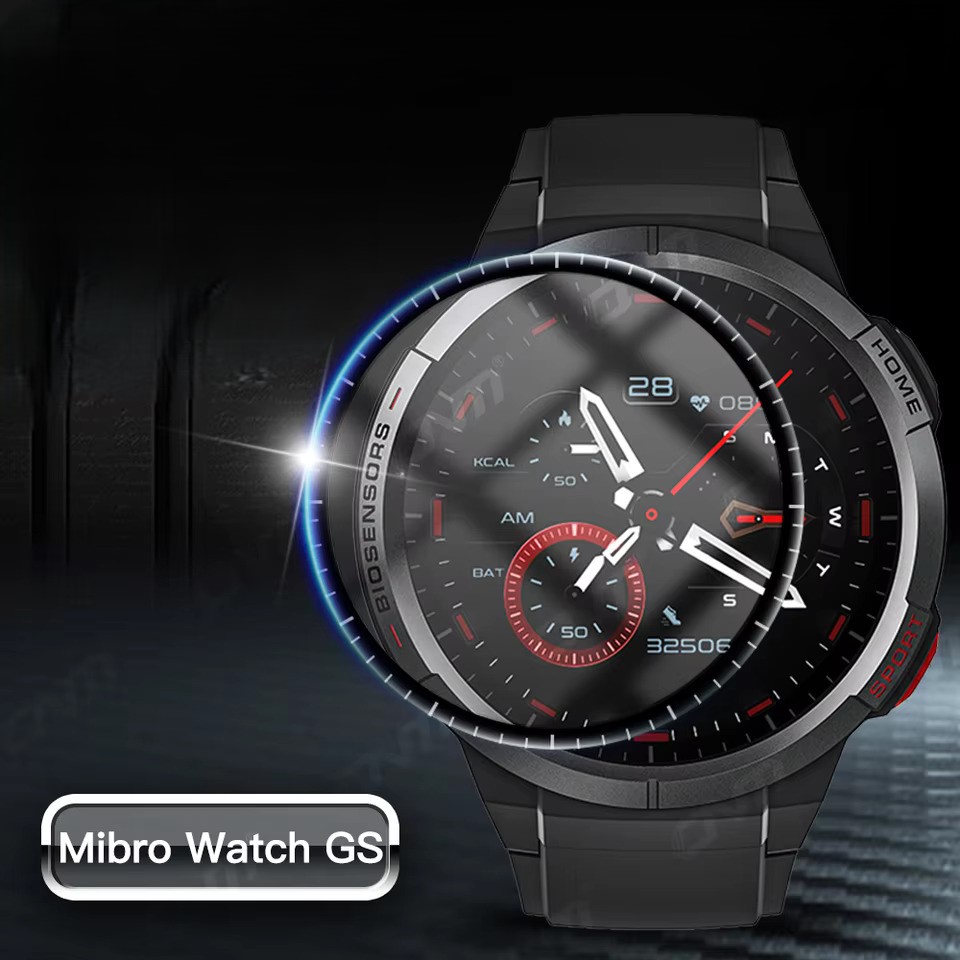 Picture of Mibro GS Smart Watch Screen Protector Glass, Anti-Scratch Ultimate Protection for Your Watch