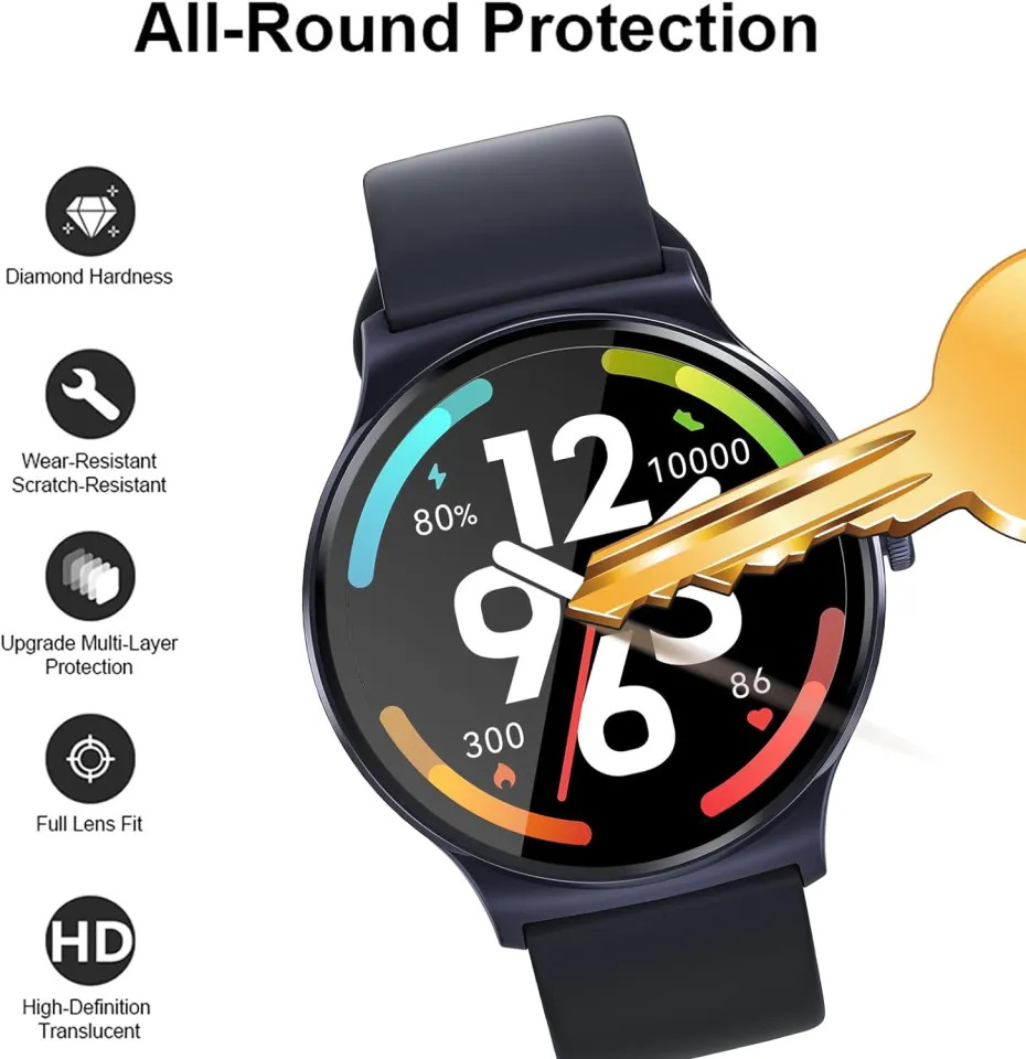 Picture of Haylou Solar Lite Smart Watch Screen Protector Glass, Anti-Scratch Ultimate Protection for Your Watch