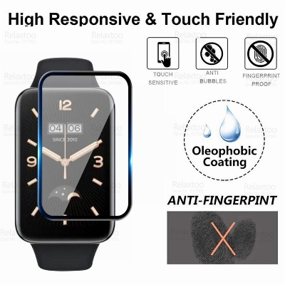 Picture of MI Band 7 Pro Smart Watch Screen Protector Glass, Anti-Scratch Ultimate Protection for Your Watch