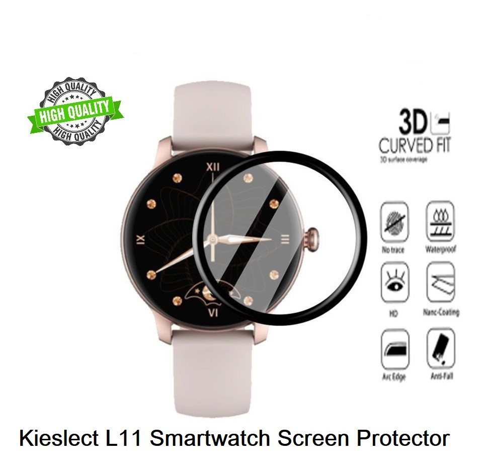 Picture of Kieslect L11 Smart Watch Screen Protector Glass, Anti-Scratch Ultimate Protection for Your Watch