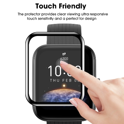 Picture of Haylou LS02 Smart Watch Screen Protector Glass, Anti-Scratch Ultimate Protection for Your Watch
