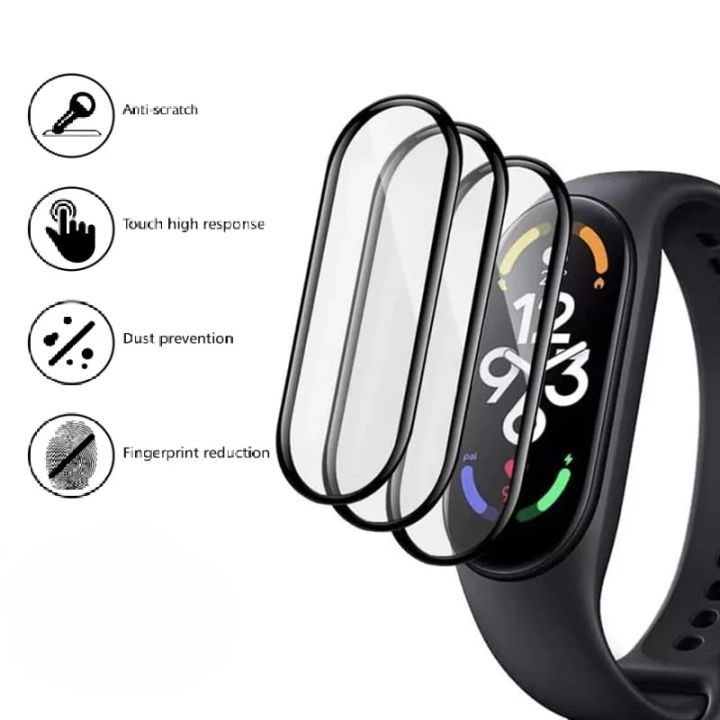 Picture of MI Band 4 Smart Watch Screen Protector Glass, Anti-Scratch Ultimate Protection for Your Watch