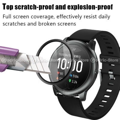 Picture of Haylou Solar Smart Watch Screen Protector Glass, Anti-Scratch Ultimate Protection for Your Watch