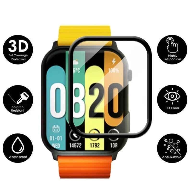 Picture of Kieslect KS Pro Smart Watch Screen Protector Glass, Anti-Scratch Ultimate Protection for Your Watch